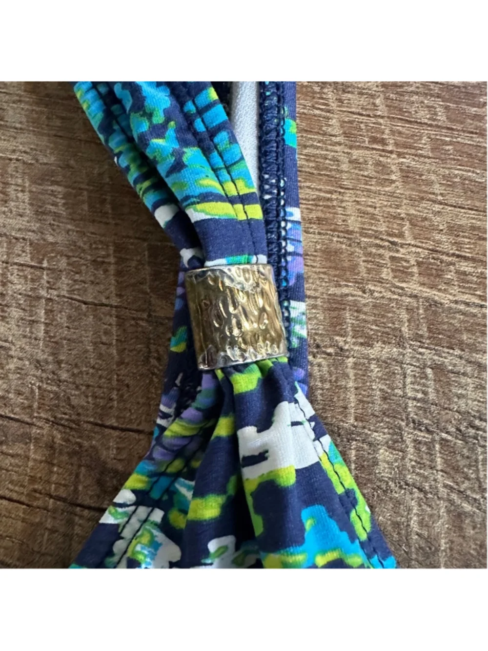 Women's Lauren Ralph Lauren Swimsuit Size 14 Blue Green Paisley Summer